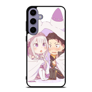 SUBARU AND EMILIA CHIBI Samsung Galaxy S24 Plus Case SUBARU AND EMILIA CHIBI Samsung Galaxy S24 Plus Case