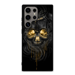 SKULL MELT ANGRY BLACK Samsung Galaxy S24 Ultra Case