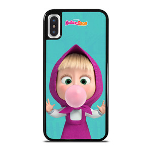 MASHA AND THE BEAR BUBBLEGUM iPhone X / XS Case MASHA AND THE BEAR BUBBLEGUM iPhone X / XS Case
