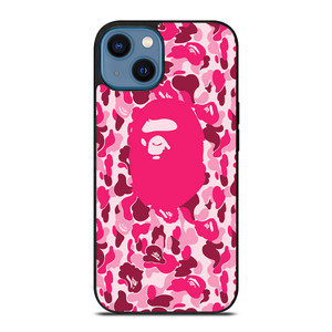 CAMO BAPE LOGO 4 iPhone 14 Case