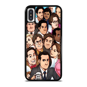 THE OFFICE SERIAL MOVIE CHARACTERS iPhone X / XS Case THE OFFICE SERIAL MOVIE CHARACTERS iPhone X / XS Case