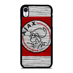 AJAX AMSTERDAM LOGO WOODEN iPhone XR Case