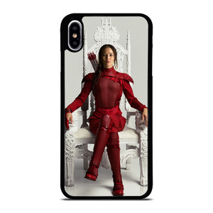 JENNIFER LAWRENCE HUNGER GAME RED iPhone XS Max Case JENNIFER LAWRENCE HUNGER GAME RED iPhone XS Max Case