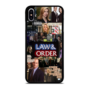 LAW AND ORDER COLLAGE iPhone XS Max Case