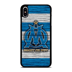 OLYMPIQUE DE MARSEILLE LOGO WOODEN iPhone XS Max Case OLYMPIQUE DE MARSEILLE LOGO WOODEN iPhone XS Max Case