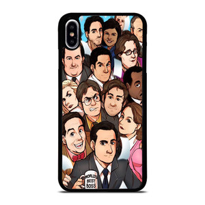 THE OFFICE SERIAL MOVIE CHARACTERS iPhone XS Max Case THE OFFICE SERIAL MOVIE CHARACTERS iPhone XS Max Case
