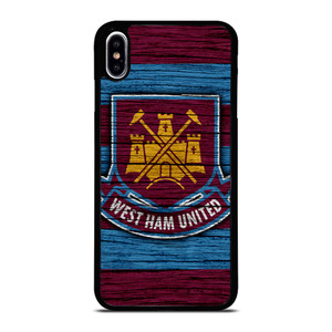 WEST HAM UNITED LOGO WOODEN iPhone XS Max Case WEST HAM UNITED LOGO WOODEN iPhone XS Max Case