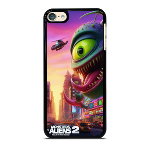 MONSTER VS ALIENS FUNNY CARTOON iPod Touch 6 Case