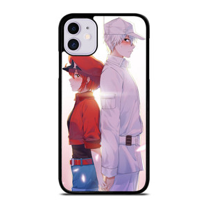 RED BLOOD AND WHITE BLOOD CELLS AT WORK iPhone 11 Case RED BLOOD AND WHITE BLOOD CELLS AT WORK iPhone 11 Case