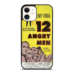 12 ANGRY MEN OLD POSTER iPhone 12 Case