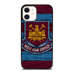 WEST HAM UNITED LOGO WOODEN iPhone 12 Case