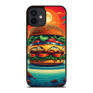 JIMMY BUFFETT BURGER iPhone 12 Mini Case JIMMY BUFFETT BURGER iPhone 12 Mini Case