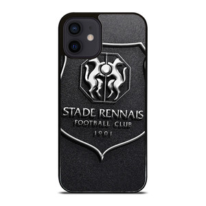 STADE RENNAIS FC LOGO ART iPhone 12 Mini Case STADE RENNAIS FC LOGO ART iPhone 12 Mini Case