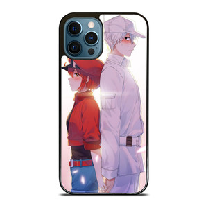 RED BLOOD AND WHITE BLOOD CELLS AT WORK iPhone 12 Pro Max Case RED BLOOD AND WHITE BLOOD CELLS AT WORK iPhone 12 Pro Max Case