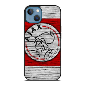 AJAX AMSTERDAM LOGO WOODEN iPhone 13 Case