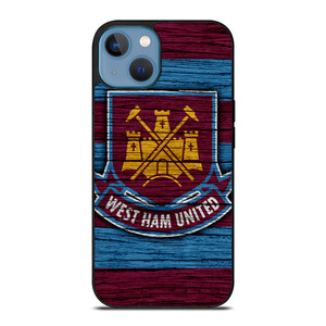 WEST HAM UNITED LOGO WOODEN iPhone 13 Case WEST HAM UNITED LOGO WOODEN iPhone 13 Case