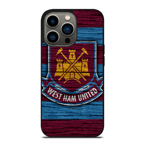 WEST HAM UNITED LOGO WOODEN iPhone 13 Pro Case WEST HAM UNITED LOGO WOODEN iPhone 13 Pro Case