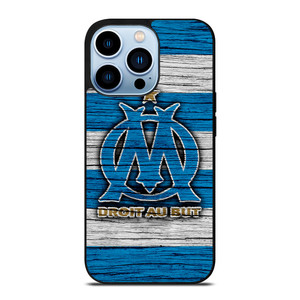 OLYMPIQUE DE MARSEILLE LOGO WOODEN iPhone 13 Pro Max Case OLYMPIQUE DE MARSEILLE LOGO WOODEN iPhone 13 Pro Max Case