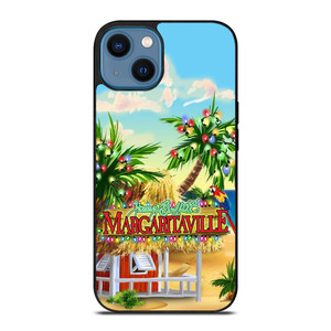 MARGARITAVILLE JIMMY BUFFETT ART iPhone 14 Case