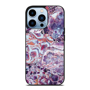 PURPLE CRYSTAL MARBLE PATTERN 2 iPhone 13 Pro Max Case PURPLE CRYSTAL MARBLE PATTERN 2 iPhone 13 Pro Max Case