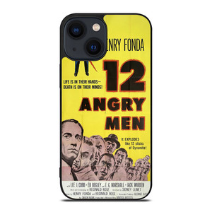 12 ANGRY MEN OLD POSTER iPhone 14 Plus Case