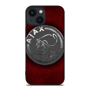 AJAX AMSTERDAM LOGO ART iPhone 14 Plus Case AJAX AMSTERDAM LOGO ART iPhone 14 Plus Case