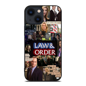 LAW AND ORDER COLLAGE iPhone 14 Plus Case