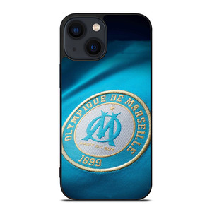 OLYMPIQUE DE MARSEILLE ART LOGO iPhone 14 Plus Case OLYMPIQUE DE MARSEILLE ART LOGO iPhone 14 Plus Case