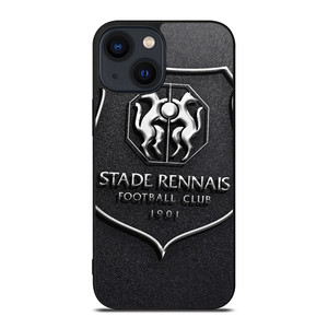 STADE RENNAIS FC LOGO ART iPhone 14 Plus Case STADE RENNAIS FC LOGO ART iPhone 14 Plus Case