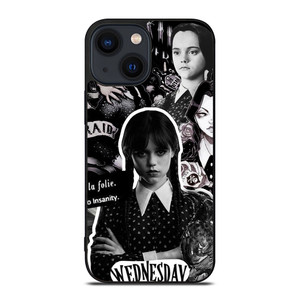 WEDNESDAY ART COLLAGE iPhone 14 Plus Case WEDNESDAY ART COLLAGE iPhone 14 Plus Case
