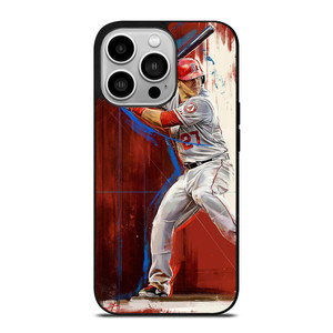 ART OF MIKE TROUT ANGELS iPhone 14 Pro Case