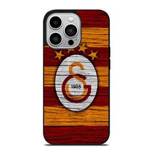 GALATASARAY FC LOGO WOODEN iPhone 14 Pro Case