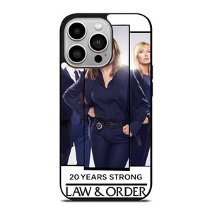 LAW AND ORDER CHARACTERS iPhone 14 Pro Case
