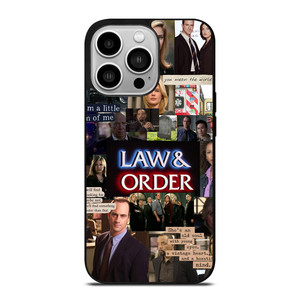 LAW AND ORDER COLLAGE iPhone 14 Pro Case