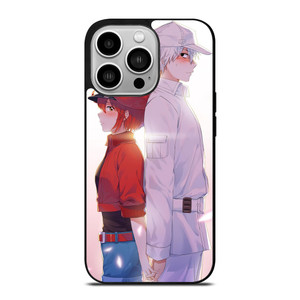 RED BLOOD AND WHITE BLOOD CELLS AT WORK iPhone 14 Pro Case RED BLOOD AND WHITE BLOOD CELLS AT WORK iPhone 14 Pro Case