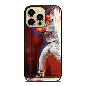 ART OF MIKE TROUT ANGELS iPhone 14 Pro Max Case