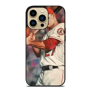 MIKE TROUT ANGELS ART iPhone 14 Pro Max Case