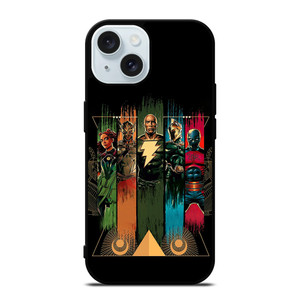 BLACK ADAM CHARACTERS ARTS iPhone 15 Case BLACK ADAM CHARACTERS ARTS iPhone 15 Case
