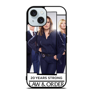 LAW AND ORDER CHARACTERS iPhone 15 Case