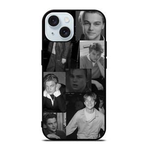 LEONARDO DICAPRIO YOUNG COLLAGE iPhone 15 Case LEONARDO DICAPRIO YOUNG COLLAGE iPhone 15 Case