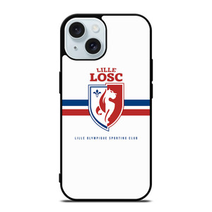 LOSC LILLE FOOTBALL CLUB iPhone 15 Case LOSC LILLE FOOTBALL CLUB iPhone 15 Case