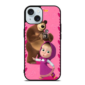 MASHA AND THE BEAR CUTE MODEL iPhone 15 Case MASHA AND THE BEAR CUTE MODEL iPhone 15 Case
