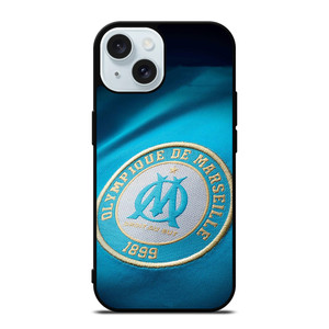 OLYMPIQUE DE MARSEILLE ART LOGO iPhone 15 Case OLYMPIQUE DE MARSEILLE ART LOGO iPhone 15 Case