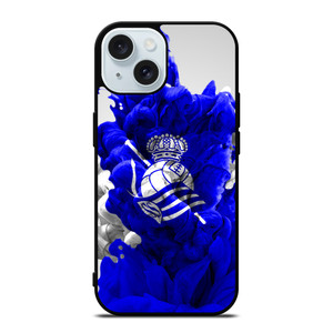 REAL SOCIEDAD SMOOKY LOGO iPhone 15 Case REAL SOCIEDAD SMOOKY LOGO iPhone 15 Case