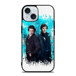 ROBERT DOWNEY JR SHERLOCK HOLMES ART iPhone 15 Case
