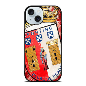 SC BRAGA ART LOGO iPhone 15 Case SC BRAGA ART LOGO iPhone 15 Case