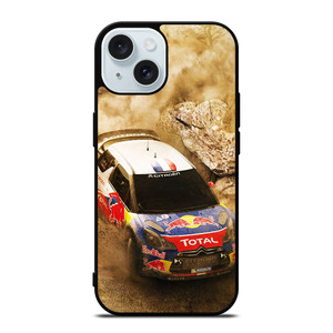 SEBASTIEN LOEB WRC CAR iPhone 15 Case