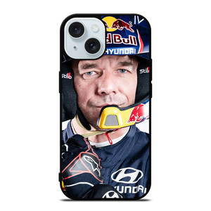 SEBASTIEN LOEB WRC HELMET iPhone 15 Case