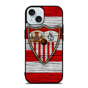 SEVILLA FC LOGO WOODEN iPhone 15 Case SEVILLA FC LOGO WOODEN iPhone 15 Case
