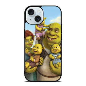 SHREK AND FAMILY iPhone 15 Case SHREK AND FAMILY iPhone 15 Case